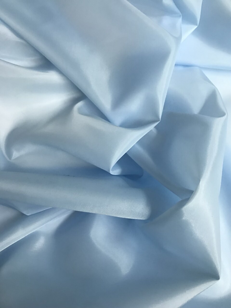 1 Yard Soft Baby Blue Lining Material 100% Polyester 58/59" Wide